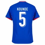 France Home Kounde 5 Shirt 2024-2025 Fan Size：S-2XL Non-Customize - Image 2