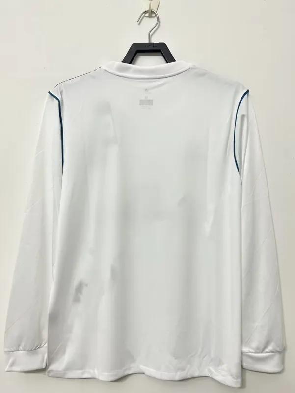 99189c02ac Adidas Real Madrid Retro Home Long Sleeve Jersey 2017-18 - Image 4