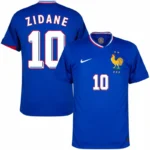 France Home Zidane 10 Shirt 2024-2025 Fan Size：S-2XL Non-Customize