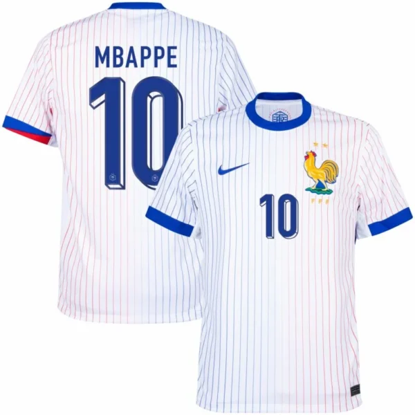 France Away Mbappe 10 Shirt 2024-2025 Player version Size:S-2XL Non-Customize