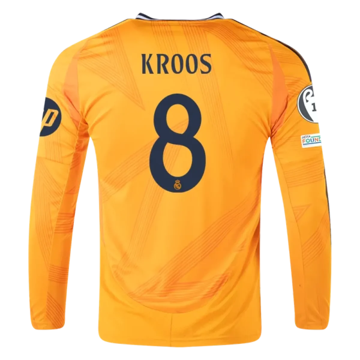 24-25 Real Madrid KROOS #8 Away Soccer Jersey Long Sleeve - Image 1