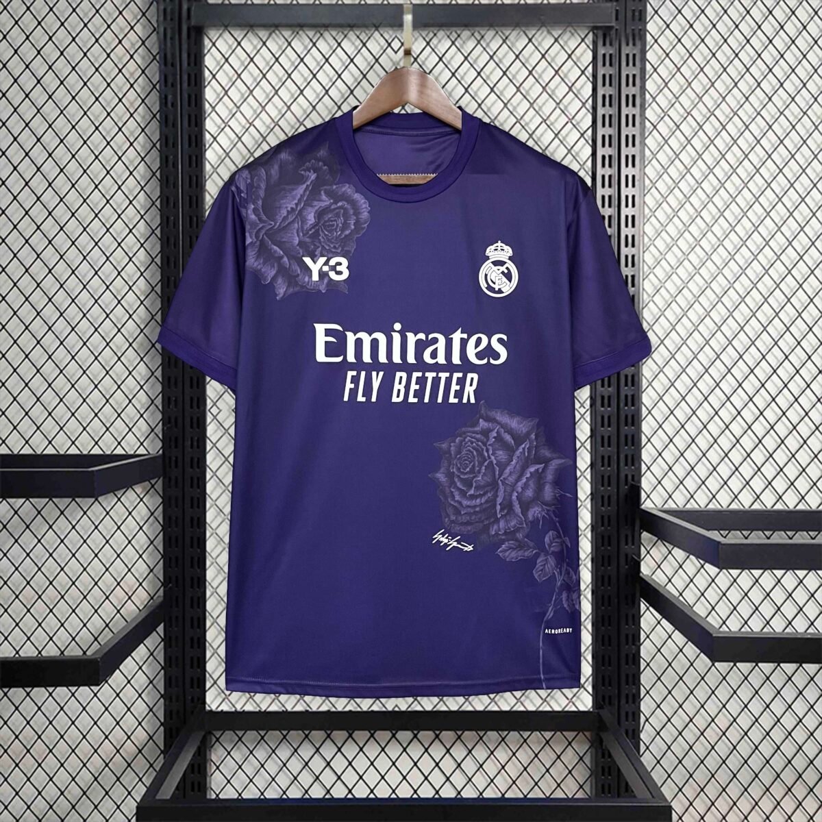 Y3 Real Madrid 24-25 Purple Shirt Football Jersey - Image 3
