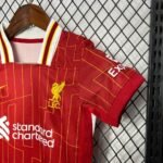 24-25 Liverpool Home Kids Kits Youth Apparels Football Jersey - Image 5