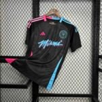 24-25 Inter Miami Special Edition Black Kit Soccer Uniform Jersey - Image 7