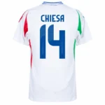 Italy Natio Away Chiesa 14  Shirt 2024-2025 Player version Size：S-2XL Non-Customize - Image 2
