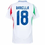 Italy Natio Away Barella 18 Shirt 2024-2025 Player version Size：S-2XL Non-Customize - Image 2