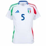 Italy Natio Away Calafiori 5 Shirt 2024-2025 Player version Size：S-2XL Non-Customize - Image 3