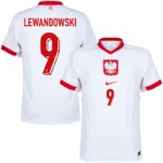 Poland Nation Home Lewandowski 9 Shirt Euro 2024-2025 Fan / Player version  Size：S-2XL Non-Customize - Image 8