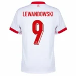 Poland Nation Home Lewandowski 9 Shirt Euro 2024-2025 Fan / Player version  Size：S-2XL Non-Customize - Image 9