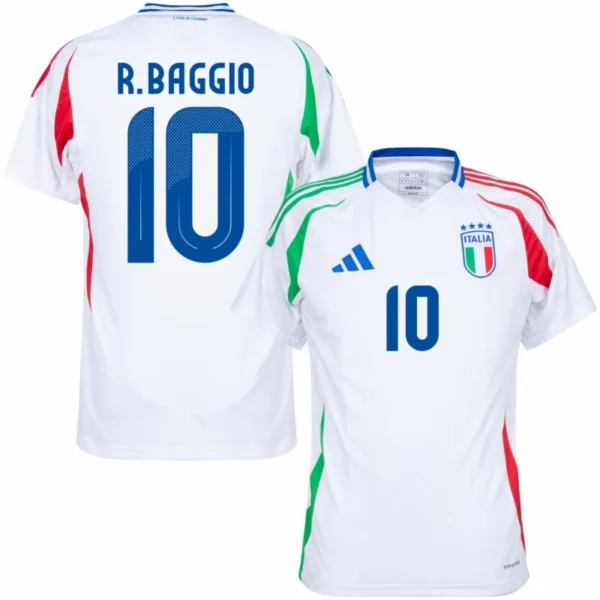Italy Natio Away R.Baggio 10 Shirt 2024-2025 Player version Size：S-2XL Non-Customize