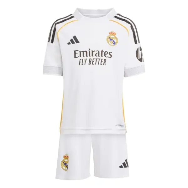 Kids Real Madrid Home Kits Soccer Jersey 25-26