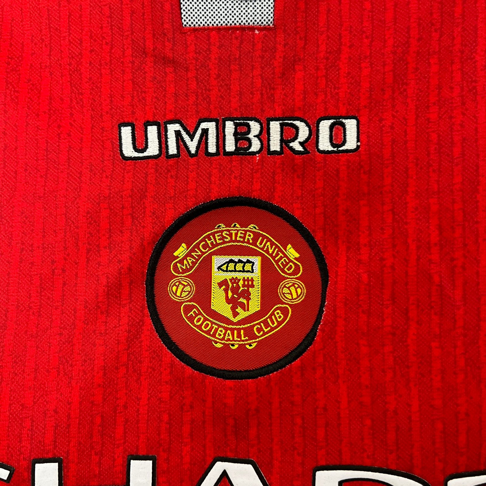 a115290550 Manchester United 96-97 Home Retro Kid Kits Youth Apparels Jersey - Image 4