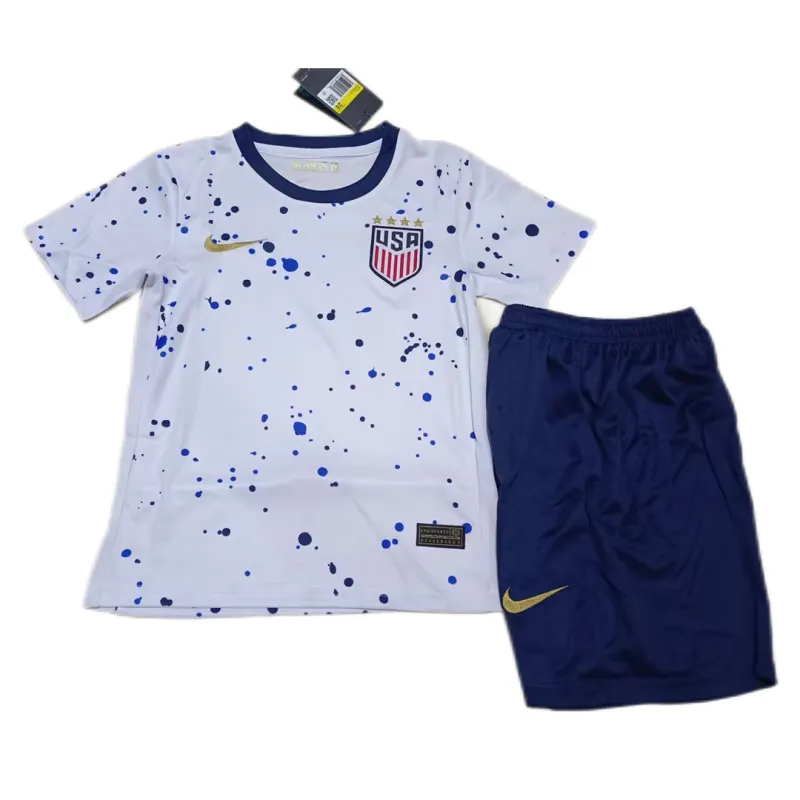 a205a50e87 Kids USA World Cup 2023 Home Jersey Kit - Image 1