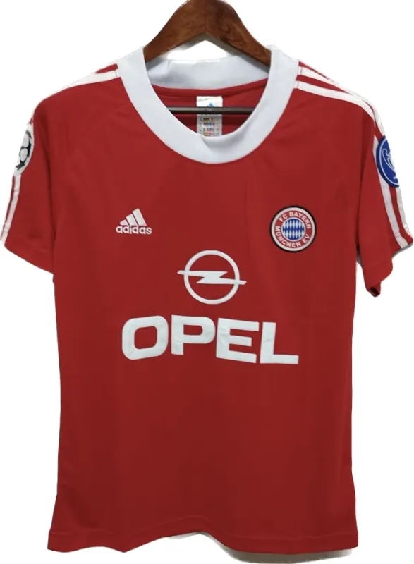 a2854b2080 Bayern Munich 2000/01 Retro Jersey Home UCL - Image 1