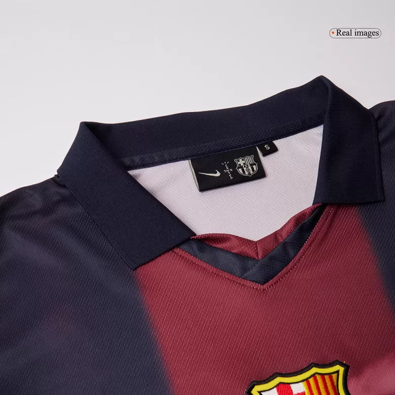Barcelona X CJ Retro Jersey Home Soccer Shirt 2000/01 - bestsoccerstore