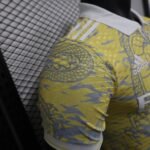 Real Madrid Men's Polo Shirt Dragon Pattern Yellow Jersey 25-26 - Image 7