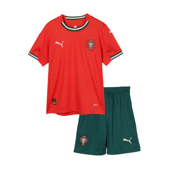 Kids Portugal Home Kits (Jersey+Shorts) 2025