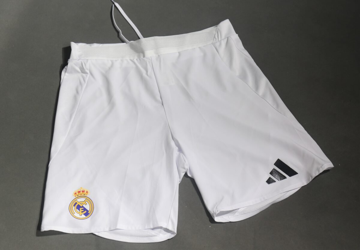 24-25 Real Madrid Home Soccer Shorts - Image 5