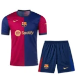 2024-25 Barcelona Home Full Kit(Jersey+Shorts+Socks) - Image 3