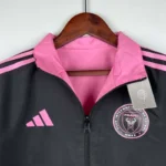 2023-2024 Inter Miami Reversible Windbreaker（black-pink）Soccer Jersey 1:1 Thai Quality - Image 14