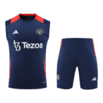 Manchester United Pre-Match Soccer Jersey Vest Kit(Jersey+Shorts) 2024-25