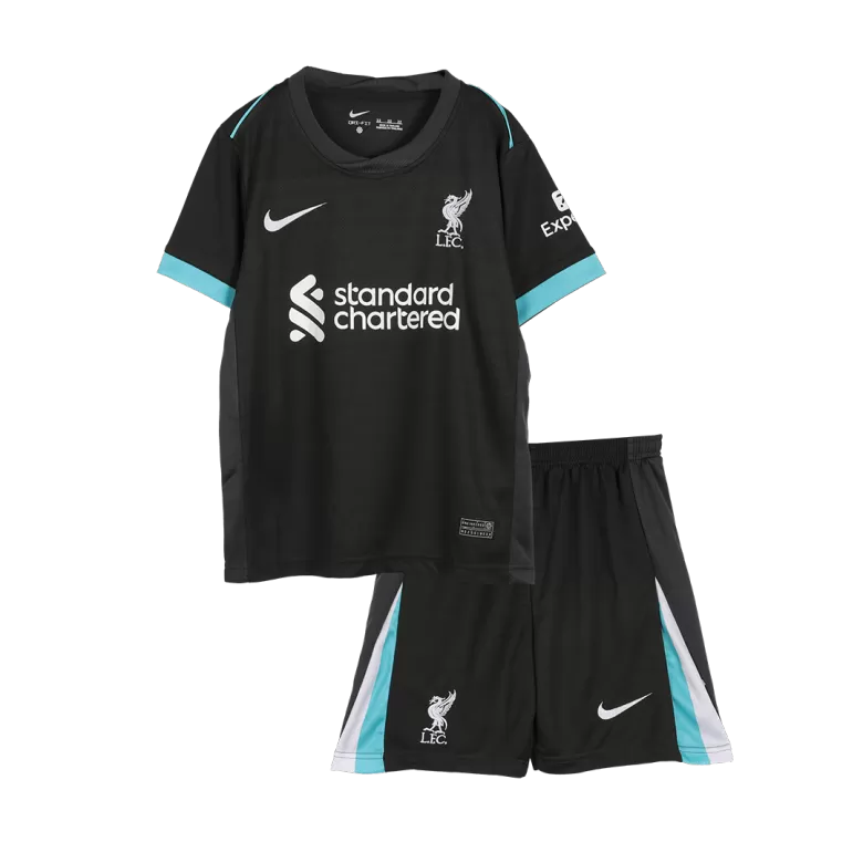 Kids Liverpool Custom Away Full Soccer Kits2024/25 - bestsoccerstore