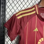 24-25 AS Roma Home Kids Kit Jersey+Shorts - Image 5