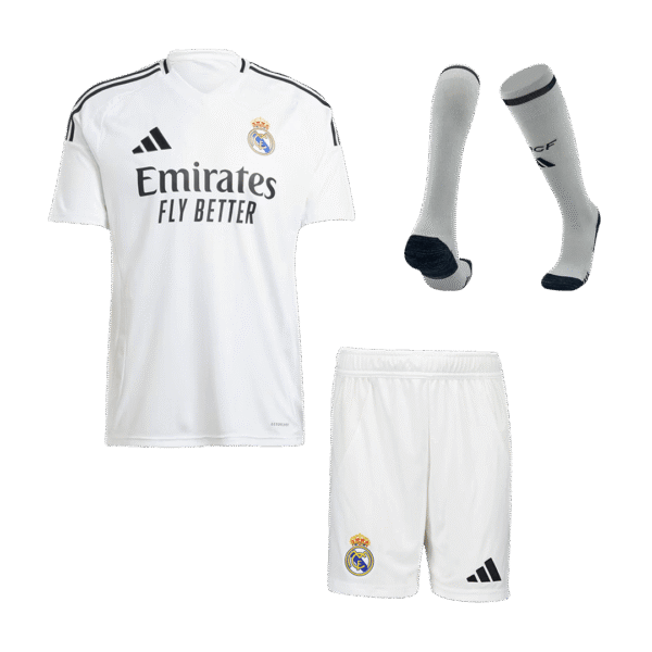 Real Madrid Home Custom Full Soccer Kit 2024-25