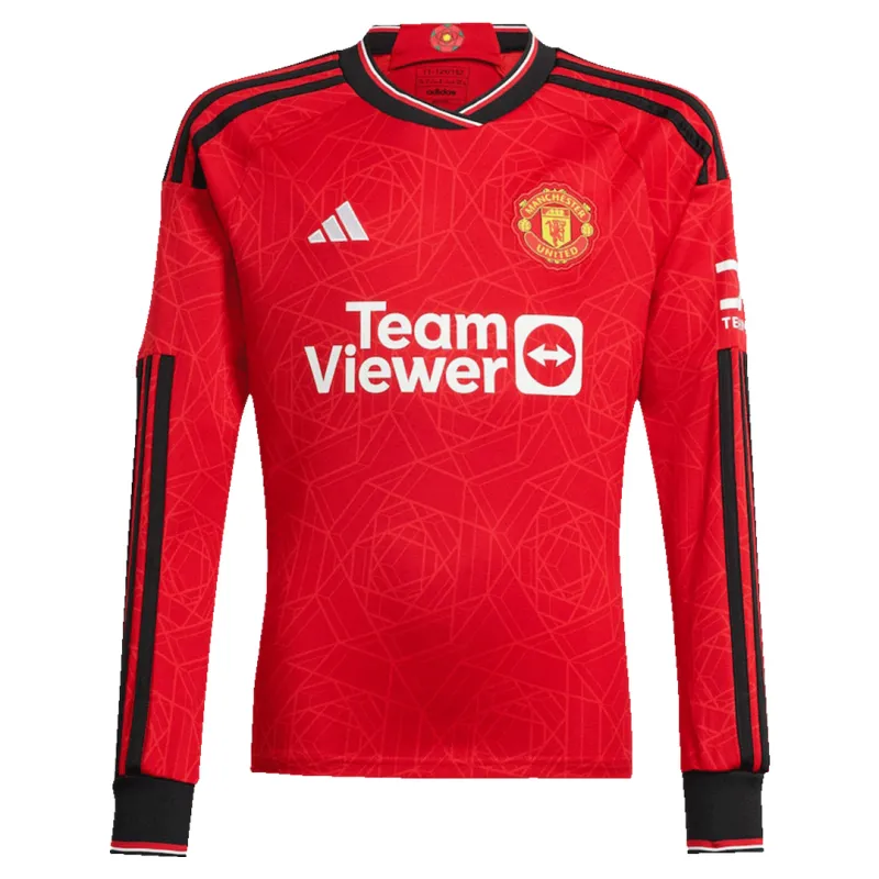 ad63dd9609 Manchester United 2023/24 Home Long Sleeve Jersey - Image 1