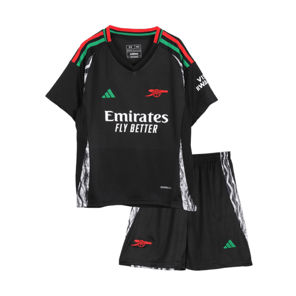 24-25 Arsenal Away Soccer Kids Kit Jersey+Shorts