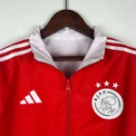 2023-2024 Ajax Reversible Windbreaker（Red-White）Soccer Jersey 1:1 Thai Quality - Image 3