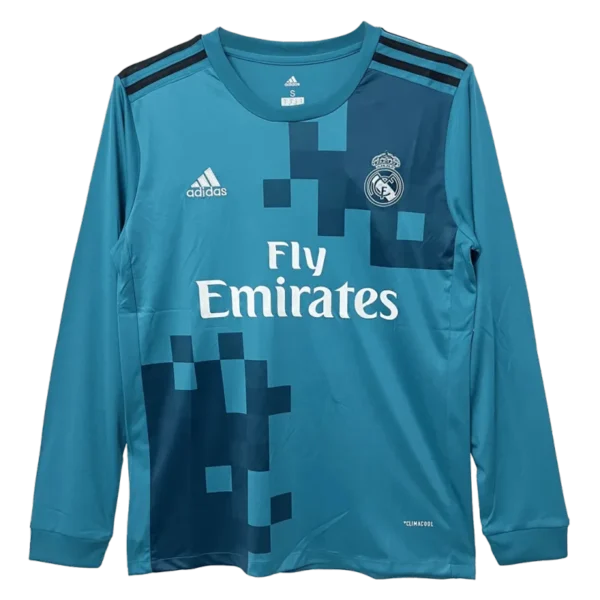 Real Madrid Retro Long Sleeve Jersey Third Away 2017-18
