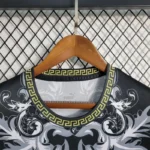 2023 Italy Nation VERSACE Special Edition Black Jersey - Image 9