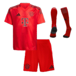Kids Bayern Munich Custom Home Full Soccer Kits 2024-25