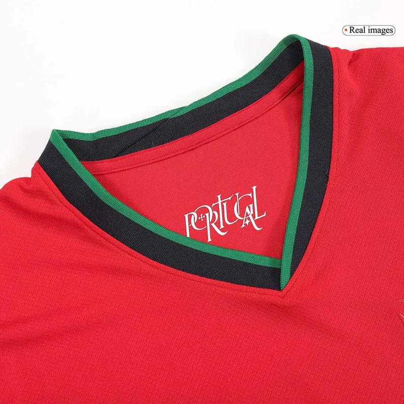 b5fe44d5ff 2024  Portugal Nation Home Whole Kit(Jersey+Shorts+Socks) Euro - Image 8
