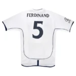 England  World Cup 2002 Retro Soccer Jersey Home - Image 6