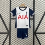 24-25 Tottenham Hotspur Home Kid Kits Youth Apparels Soccer Jersey - Image 2
