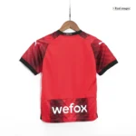 23-24 Kids AC Milan Jersey Home Kit - Image 7