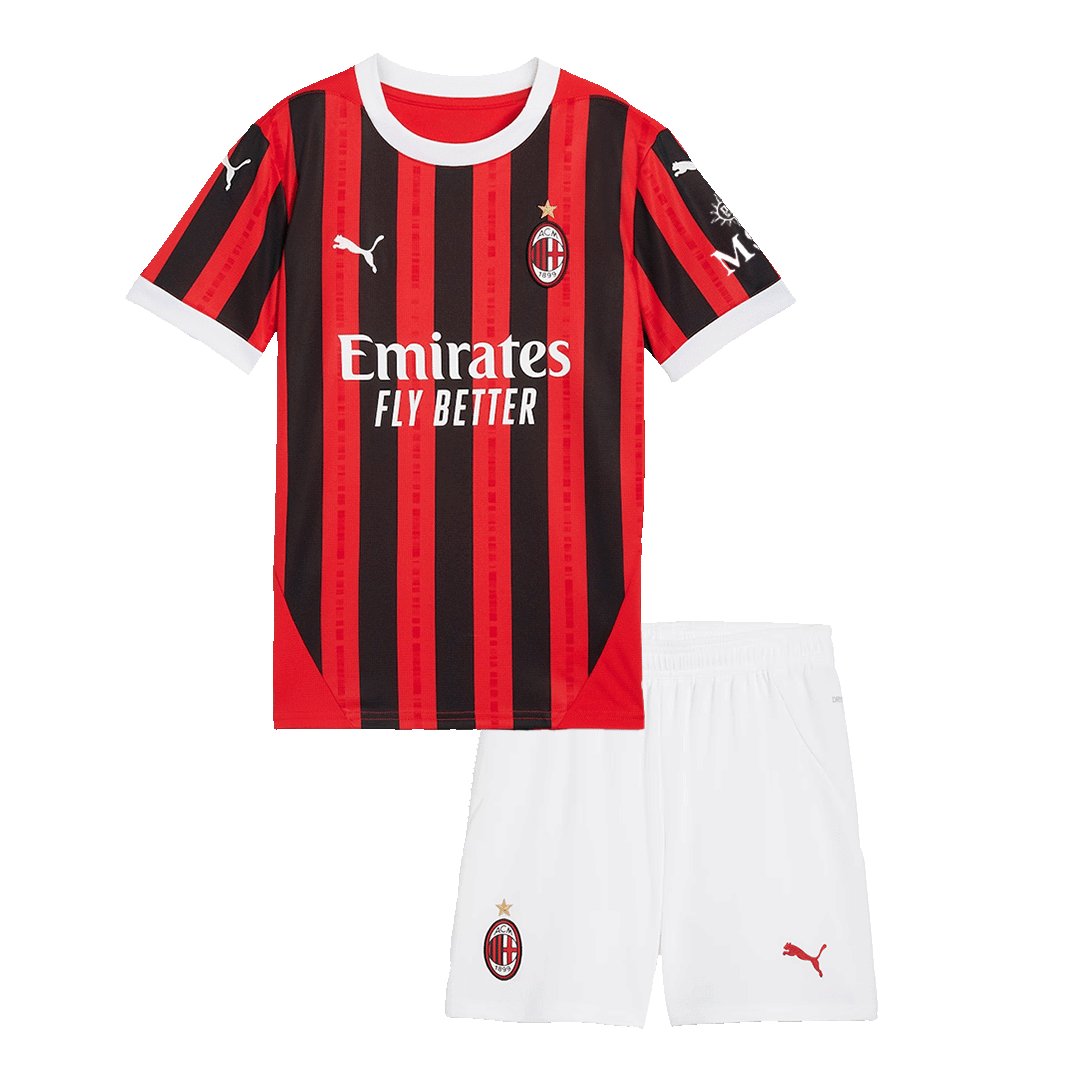 ba9dbb39f8 Kids AC Milan Home Jersey Kit 2024-25 Youth Apparels - Image 1
