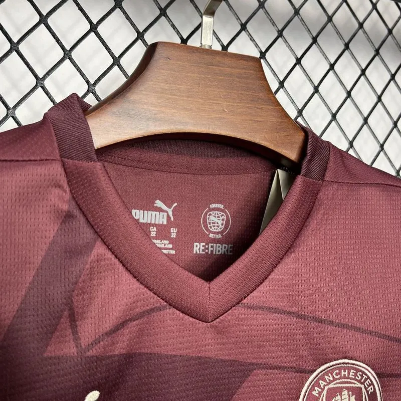 baf9193e81 24-25 Manchester City Third Away Kids Kit Jersey+Shorts - Image 6