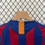 Barcelona 05-06 Home Retro Kids Kits Football Jersey - Image 7