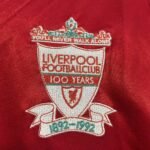 Liverpool Retro Jersey Home Centenary Shirt 1992-93 - Image 3