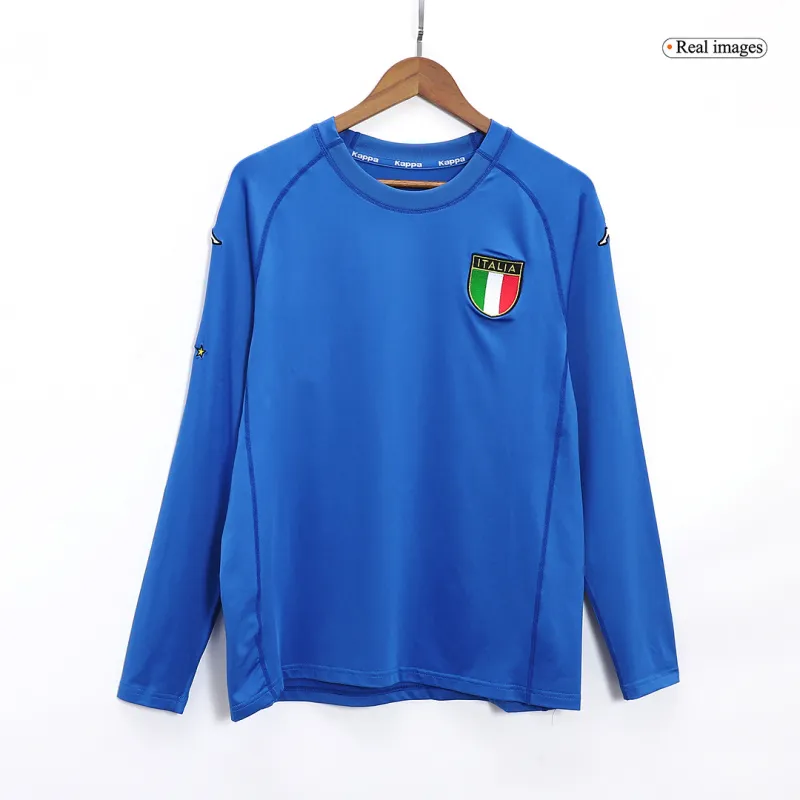 bdd2d80bb8 Italy 2000 Retro Home Long Sleeve Jersey - Image 8