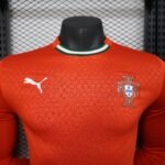 Authentic Puma Soccer Jersey Portugal Home Shirt Long Sleeve 2025 - Image 12