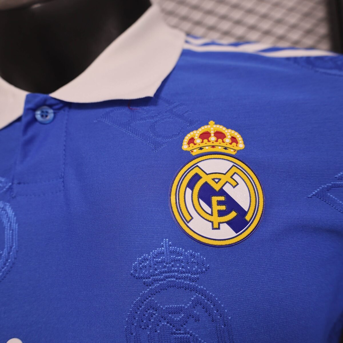 Real Madrid Men's Polo Shirt Biue 25-26 - Image 3