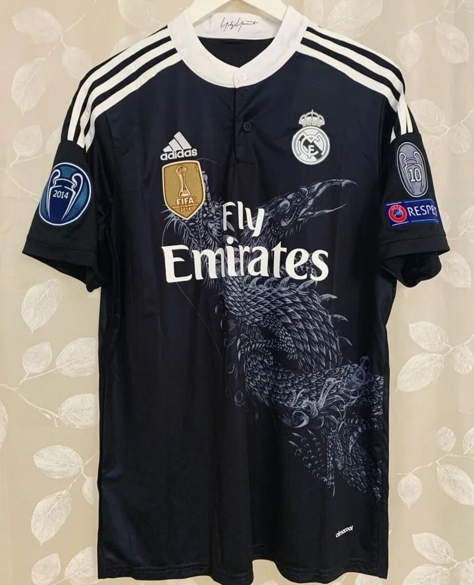 bf3ddc71c5 MODRIĆ #19 Real Madrid Retro Jersey Third Away 2014-15 - Image 3