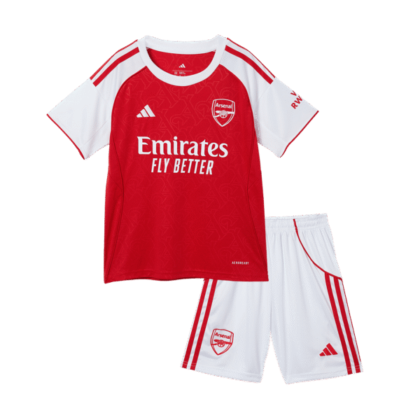 Kids Arsenal Custom Home Soccer Kits 2025-26