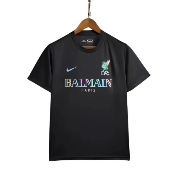 BALMAIN 24-25 Liverpool Black Training Suit Football Jersey