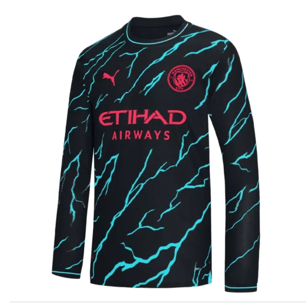 Manchester City 2023/24 Third Long Sleeve Jersey