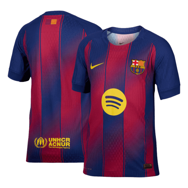 Barcelona Jersey Soccer Jersey Home Player Version 2025-26
